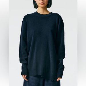 Tibi hole in the back marino sweater